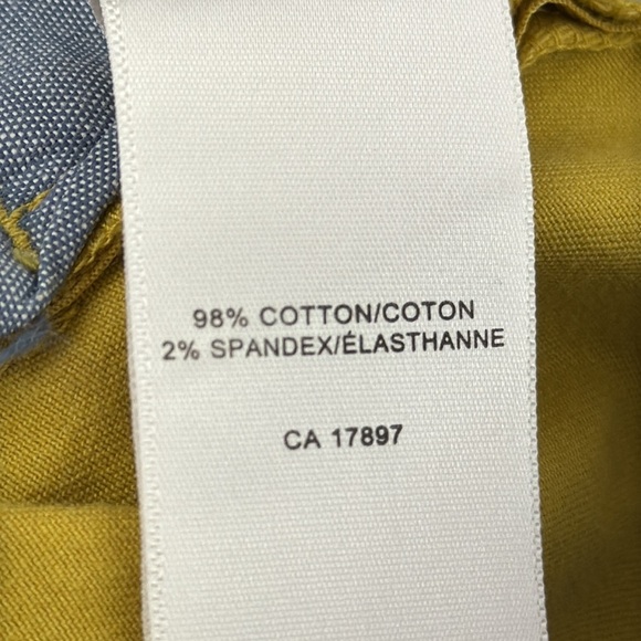 Banana Republic City Chino Perfect Gold Khaki Pants - Picture 8 of 11